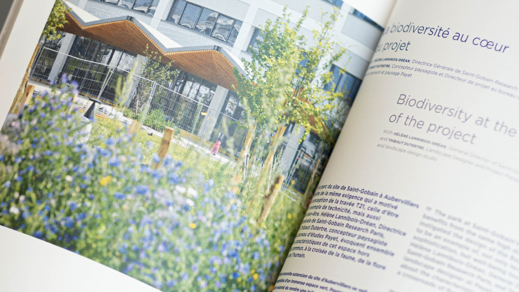 zoom sur une double page de l'ouvrage